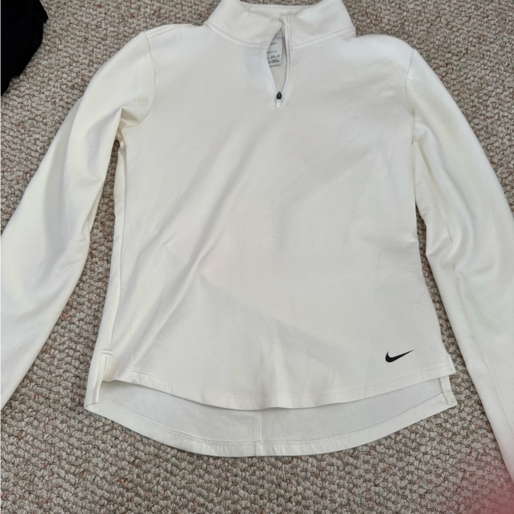 Nike Women's Cream Long Sleeve Top